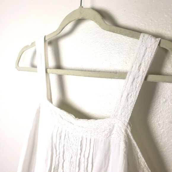 Lane Bryant Plus Size White Button Cotton Tank Top Size 14 - Picture 6 of 10